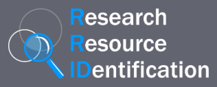 Logo for Research Resource Identification